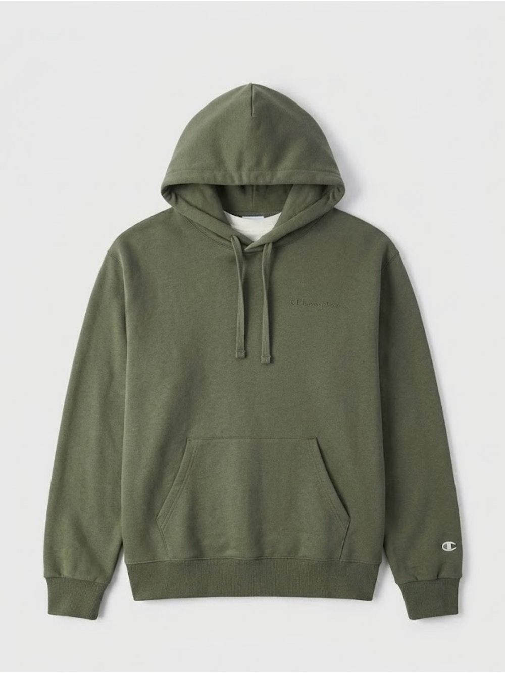 Champion Olive Green Pullover Hoodie